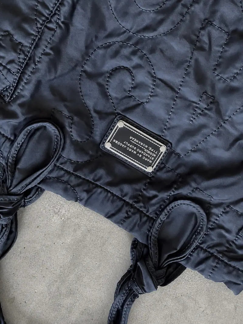 Marc by Marc Jacobs — Black Quilted Nylon Tote, Standard Supply