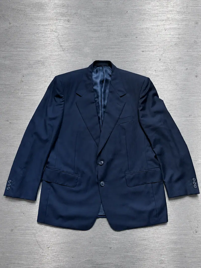 Ermenegildo Zegna blazer azul oscuro Taglio Esclusivo Super 100's
