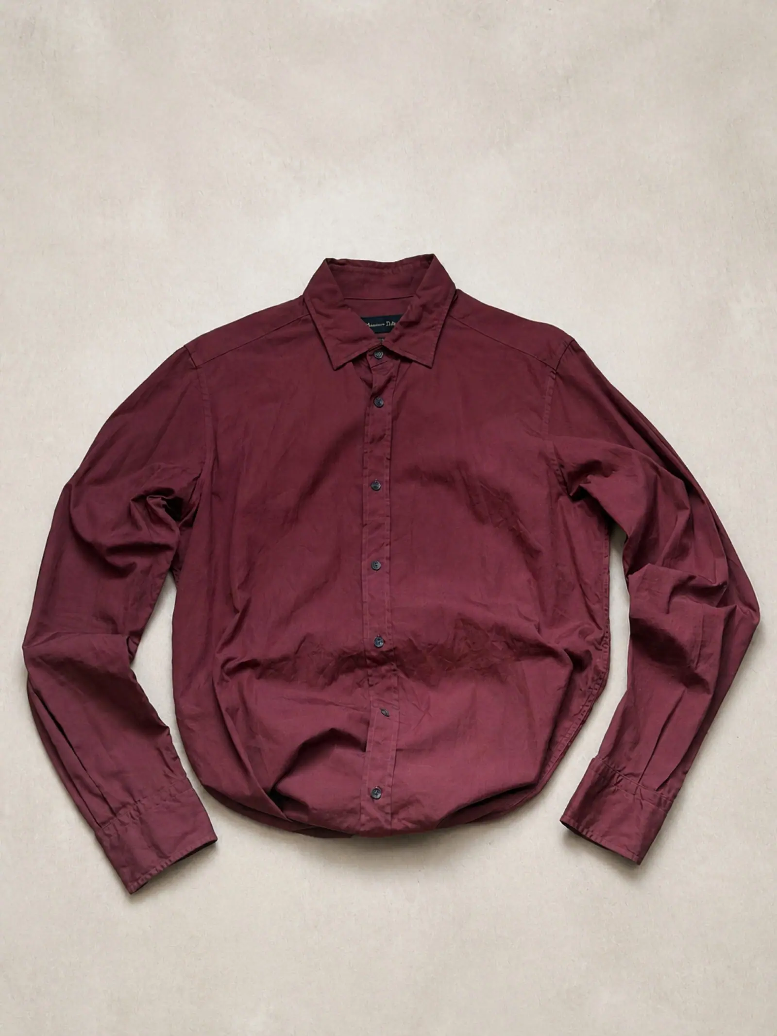 Massimo Dutti — Burgundy Shirt