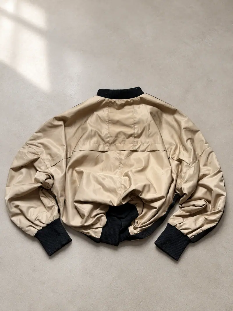 Daniel Patrick — Beige Bomber Black Trim