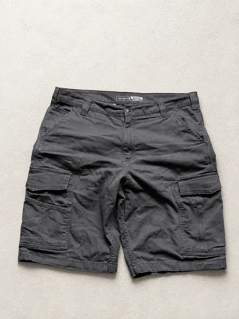 Carhartt — Relaxed Fit Cargo Shorts Charcoal